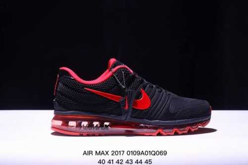 Nike Air Max 2017 耐克17款大气垫 滴塑纳米材质 舒适脚感软底 耐磨缓震运动休闲跑鞋 40-45 Xm0109Q069