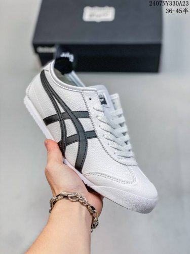 头层皮带半码 Asics Onitsuka Tiger 亚瑟士 鬼冢虎 清晰显眼 配加软鞋垫 脚感舒适度爆满 原膜原料生产 鞋底平底耐磨防滑显著 一款绝佳休闲和