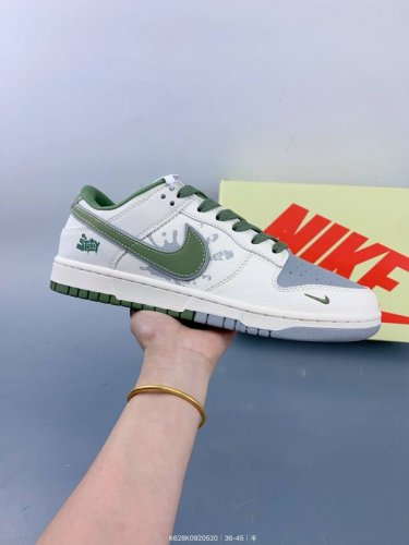 nike Sb Dunk Low 周年高端定制 低帮休闲板鞋 定制鞋盒 大厂纯原品质出货 超高清洁度 皮料切割干净无任何毛边 细节完美 size 如图 编码 K