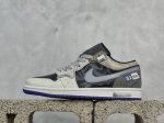 放店私 Air Jordan 1 Low Aj1 乔1 熊猫恶作剧 飞跃天际线 燃情黑棕蓝 低帮复古篮球鞋 553558-154 #配色整体围绕熊猫恶作剧飞跃天