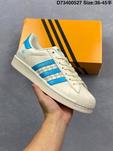 阿迪达斯Ad Originals Superstar 经典贝壳头休闲板鞋 纯白 B27136 纯原鞋楦 立体Logo 国内最高工艺 原装超软一体蓝底 头层抗裂牛