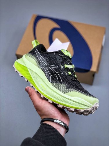 asics Gel-Trabuco Max3 复古亚瑟士透气休闲鞋缓震男子耐磨跑步鞋 鞋面采用无缝线鞋面 贴合脚型 穿着舒适中底360°环绕式Gl 提供良好的缓
