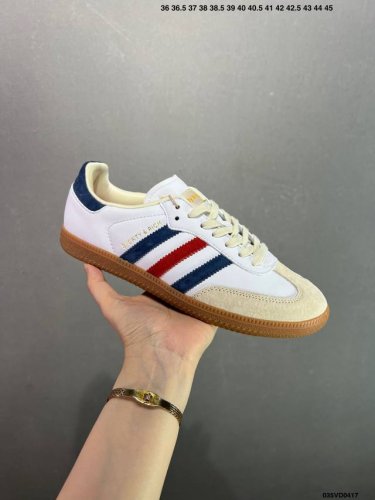 特价Sporty & Rich X Adidas Originals Samba Og Dro Summer Games pack 阿迪达斯 低帮 联名白红蓝