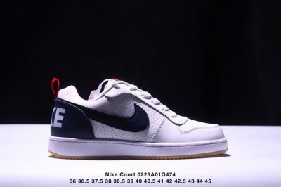 真标耐克Nike Court Borough Low Bg低帮百搭透气休闲运动板鞋 货号:Aq1779- 尺码:36 36.5 37.5 38 38.5 39