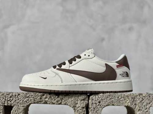 定制鞋盒 纯原大厂北面 X 乔丹air Jordan 1 Low Aj1 低帮系列篮球鞋 官方同步配色 原装级产物 拒绝公底 立体鞋型 细节完美 高清洁度diy