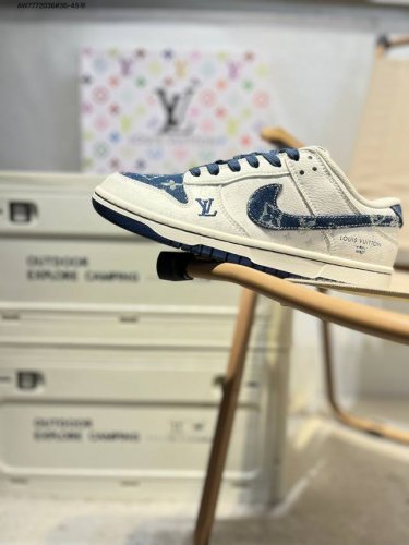 lv X Nike Sb Dunk Low 大厂出品 极力推荐 新配色 原装头层材料 独家版型蒸餾加工 帶來的是更好的视觉和脚感体验 大厂纯原品质出货 清洁度