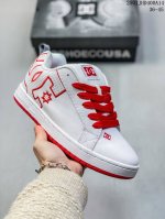 真标Dc Shoes 牛皮 舒适简约潮流 低帮 板鞋 货号:300529-Wr6 尺码:36-45 Id:01Jhd400A14