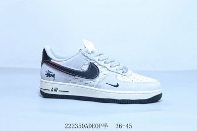 耐克 Nike Air Force 1 Af1耐克 低帮 空军一号休闲板鞋 联名 222350Adeop半 36-45