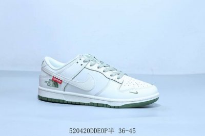 耐克 Nike Sb Dunk Low Pro 复古低帮 休闲运动滑板板鞋 北面 货号 Xx2025-638 520420Ddeop半 36-45