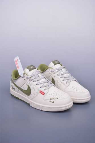 Nike Sb Dunk Low 斯图西联名 纯原大厂出品 极力推荐 原装头层材料 独家版型蒸餾加工 帶來的是更好的视觉和脚感体验 大厂纯原品质出货 清洁度 电