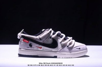 340 海外爆款限量发售！公司级 Nike Sb Dunk Low“卡哈特联名——猪八黑勾” 周年高端定制 低帮休闲板鞋 定制鞋盒 大厂纯原品质出货 超高清洁度