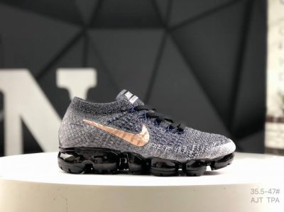 公司级带半码 耐克 Nike Air Vapormax Fk 全掌长气垫 缓震跑步鞋采用传统的Flyknit构造 回收材料制成 鞋垫上印有Nike的风车标志全长