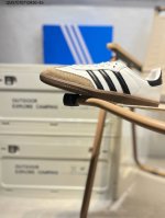 Adidas Originals Wb Pony Tonal Samba Og 桑巴舞系列绅士德训足球风百搭低帮休闲运动板鞋Qms7010712#36-45
