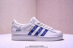 阿迪达斯Ad Originals Superstar 经典贝壳头休闲板鞋 纯白 B27136 纯原鞋楦 立体Logo 国内最高工艺 原装超软一体蓝底 头层抗裂牛