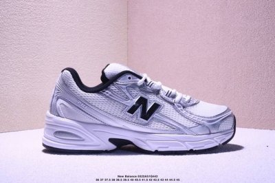 200 New Balance Nb 740 柔软舒适防滑耐磨 低帮 休闲跑步鞋 男女同款 白银黑出货了36-45带半码 xm0322Q442