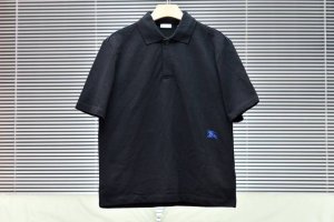 P 220 渠道优势 支持放店 【外贸保真版】Burberry Polo黑色 细节图直观展示：
