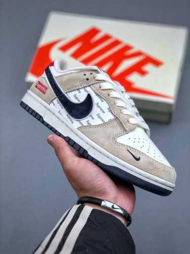 Nike Sb Dunk Low X Supreme 米白蓝小钩纯原大厂出品 极力推荐原装头层材料 独家版型蒸餾加工帶來的是更好的视觉和脚感体验大厂纯原品质出货