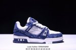 公司级全新lv路易威登louis Vuitton Trainer Sneaker Low休闲运动文化百搭板鞋 尺码:如图所示 Xm1210Q050