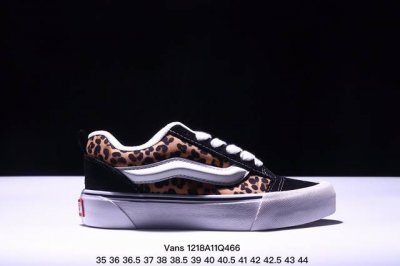 Vans Knu Skool 百搭休闲防滑减震低帮 板鞋男女同款 颜色：Vans 面包豹纹白条 货号：Mz 尺码：35 36 36.5 37 38 38.5 3