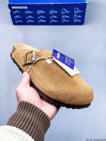 德国凉鞋品牌 博肯 Birkenstock Rio 软木底凉鞋，采用其特有的鞋床设计，贴合脚面穿着舒适，Birkenstock Milano中性软木鞋底凉鞋采用