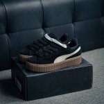 核心私 Puma Creeper Phatty松糕面包版系列低帮厚底百搭休闲增高板鞋“午夜黑白生胶底” 货号：396403 01 尺码：35.35 36 36.