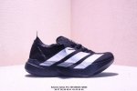 公司级Adidas Adizero Adios Pro 4M 马拉松飞线贾卡轻质透气休闲运动跑步鞋 采用双层透气网纱 Flywire动态飞线绑缚鞋面材质 内置Z