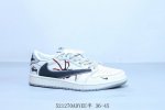 乔丹Air Jordan 1 Low Aj1 乔1低帮复古文化休闲运动篮球鞋倒勾 斯图西 货号 Hs8068-007 521 Adyee半 36-45