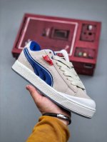 Ghostbusters X Puma 彪马 Suede Xl Stay Puft 2025年 联名 休闲 运动 网球鞋 白灰蓝 小标尺码：36 36.5 37