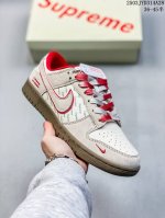 200 公司级耐克Nike Dunk Low 扣篮系列 复古低帮休闲运动滑板板鞋 采用脚感柔软舒适Zoomair气垫 有效吸收滑板等极限运动在落地时带来的冲击力
