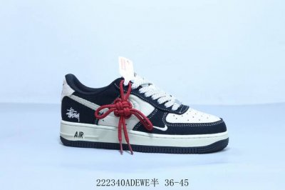 耐克 Nike Air Force 1 Af1耐克 低帮 空军一号休闲板鞋 联名 222340Adewe半 36-45