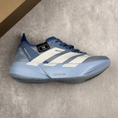 本地 核心私 公司级Y-3 Adidas Adizero Adios Pro 4M 马拉松飞线贾卡轻质透气休闲运动跑步鞋 采用双层透气网纱 Flywire动态飞