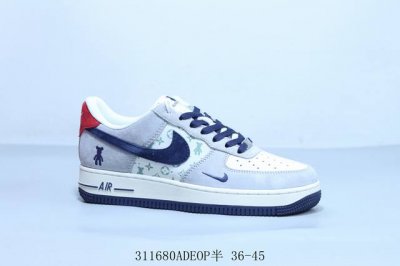 210 耐克 Nike Air Force 1 Af1耐克 低帮 空军一号休闲板鞋 货号 Xz6188-316 311680Adeop半 36-45