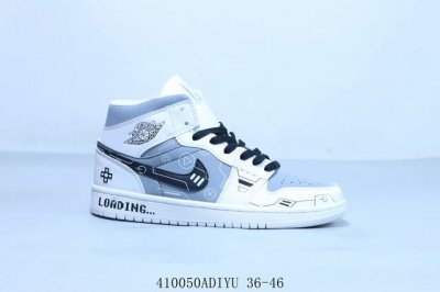 乔丹Air Jordan 1 Low Aj1 乔1高帮复古文化休闲运动篮球鞋 电玩 货号 554724- 410050Adiyu 36-46