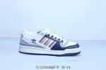 adidas Forum Low Cl 三叶草低邦 经典魔术贴复古板鞋 男女潮流头层皮休闲鞋 货号 J P12960 511230Adqqt半 36-44