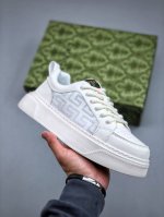 z Gucci 轻奢单品鞋 广东品质原厂 高奢古驰Gucci Screener Gg High-Top Sneaker休闲潮鞋系列 尺码：39-44