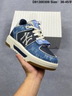 220 正单 纯原 Mlb Chunky Liner Denim Basic 纽约洋基队 增高厚底休闲 货号：3Asxchl4N（Gp20） 尺码：35 36