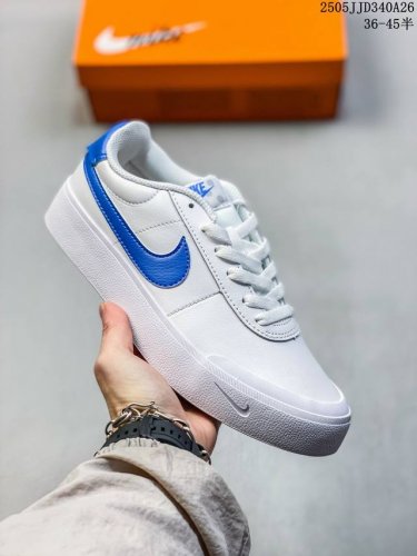 新品 耐克 Nike Court Shot 男女子运动鞋春季透气轻便经典白昼 潮流 嘻哈 百搭 防滑 低帮 板鞋 Fq8146#拒绝沉闷黑白 质感满满的皮革鞋面