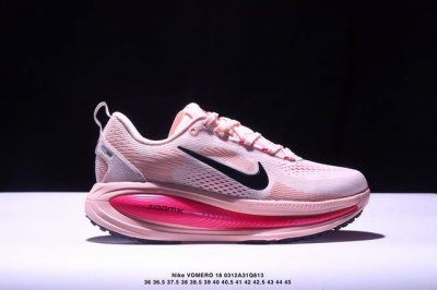 170 公司级Nike Vomero 18 耐克 舒适减震防滑 低帮跑步鞋 全掌Reactx泡绵中底 前掌和后跟还配备了Air Zoom气垫单元 据说跑起来更快