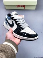 330 公司级头层！耐克Nike Air Jordan 1 Low Aj1乔1 倒勾低帮潮流缓运动休闲板鞋。Aj1 低帮拼接 完美版型真头层牛皮# 内置缓震气垫