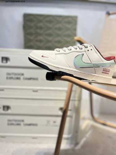 古驰 X Nike Sb Dunk Low 大厂出品 极力推荐 新配色 原装头层材料 独家版型蒸餾加工 帶來的是更好的视觉和脚感体验 大厂纯原品质出货 清洁度