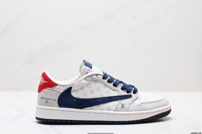 真标Aj1倒勾Travis Scott X Air Jordan 1 ” Reverse Mocha “ Aj1乔1 Ts 闪电 联名倒钩 低帮文化篮球鞋 货号