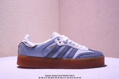 公司级阿迪达斯三叶草Adidas Originals Samba Xlg 桑巴舞系列绅士德训足球风百搭低帮休闲运动板鞋 货号: 尺码:36 36.5 37 38