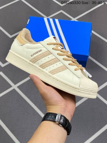 170 Adidas Originals Superstar W 渠道正品订单 诠释市场最高工艺水平 贝壳头经典小白板鞋 专柜上架同步配色 全鞋进口头层皮料打造