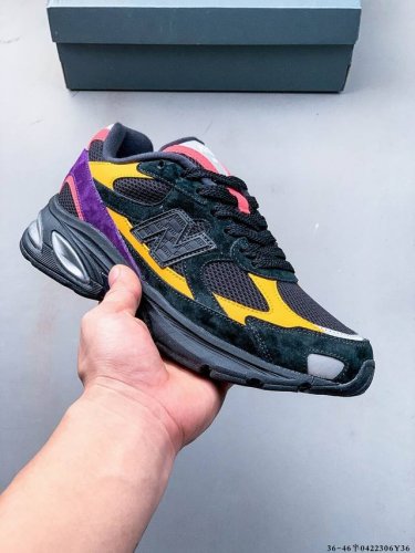 公司级！New Balance M 系列 新百伦 复古老爹风网布跑步休闲运动鞋 新百伦经典配色 沿袭了面世之初的经典科技 以Encap中底配以升级版 N-Erg