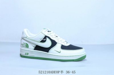 nike Air Force 1 Af1耐克 空军一号休闲板鞋 北面 货号 Sc9207-527 521 Adeop半 36-45