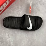 本地 核心私 公司级Nike Benassi Swoosh 耐克 生活百搭 夏季沙滩拖鞋 货号:666089-117 Z6X.0 尺码:36-45
