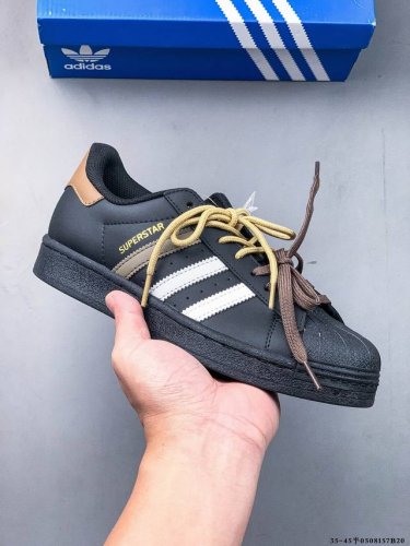 集图 公司级！阿迪达斯Adidas Superstar 贝壳头经典百搭休闲板鞋 0508157B20