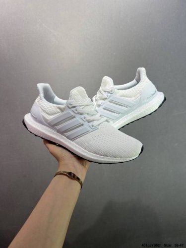 阿迪达斯Adidas Ultra Boost Ub 4.0 系列 全掌爆米花针织黑条纹 透气跑步鞋 货号Bb6166 尺码 如图 id:401Jjy0521