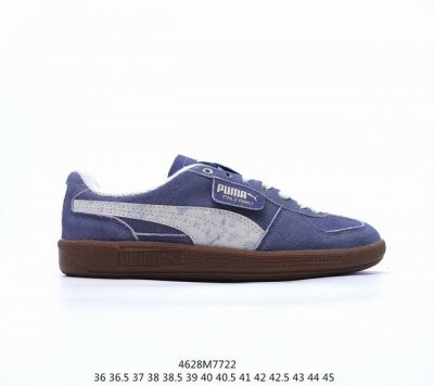 彪马puma Palermo Og 防滑耐磨低帮德训板鞋 男女运动鞋，Army Trainer Og休闲鞋沿用德训鞋经典外观 鞋身和鞋舌分别添加了品牌标志性 L