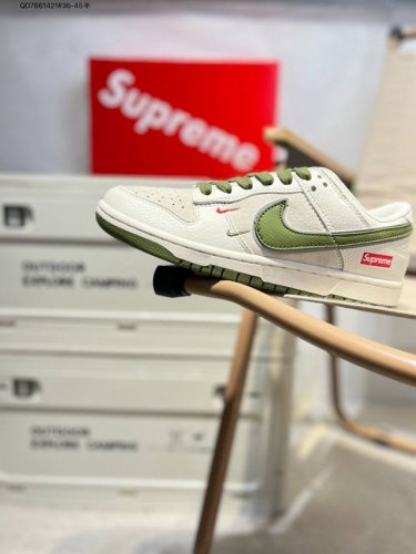 Nike Sb Dunk Low“Supreme联名” 周年高端定制 低帮休闲板鞋 定制鞋盒 超高清洁度 皮料切割干净无任何毛边 细节完美Xx2025 Qd76